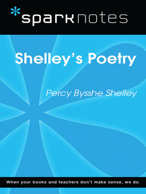 cover image of Shelley's Poetry (SparkNotes Literature Guide)